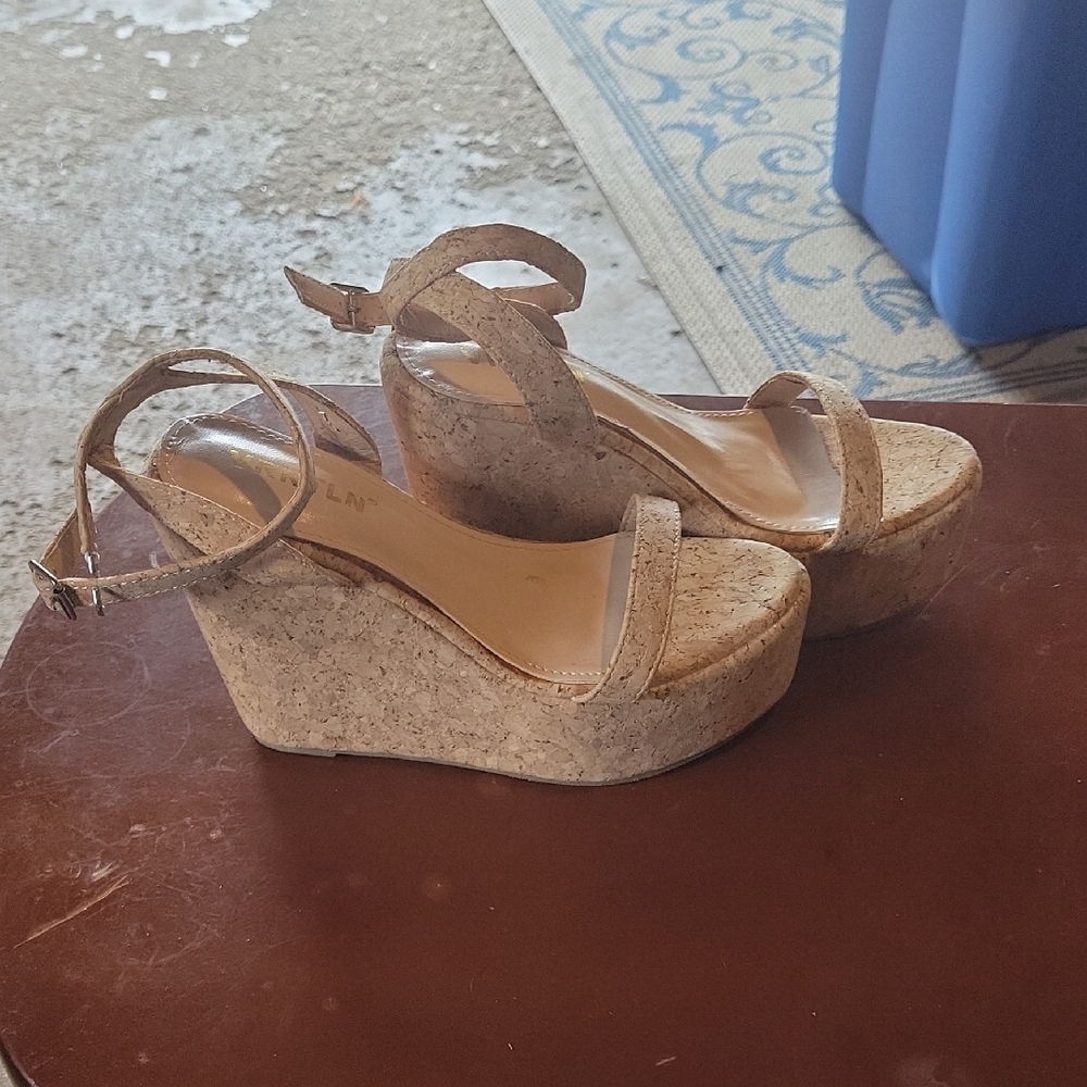 Call It Spring Beige Wedges - Picture 4 of 5